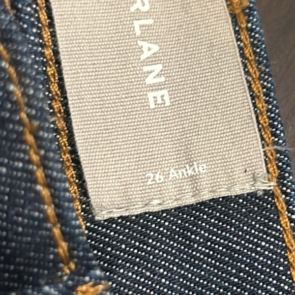 Everlane Minimalist High Rise Skinny Ankle Classic Jeans Dark Wash Size 26 - Picture 6 of 12